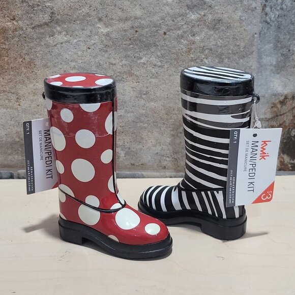 Kwik Mani Pedi Kit Set of 2 New Sealed - Picture 1 of 10